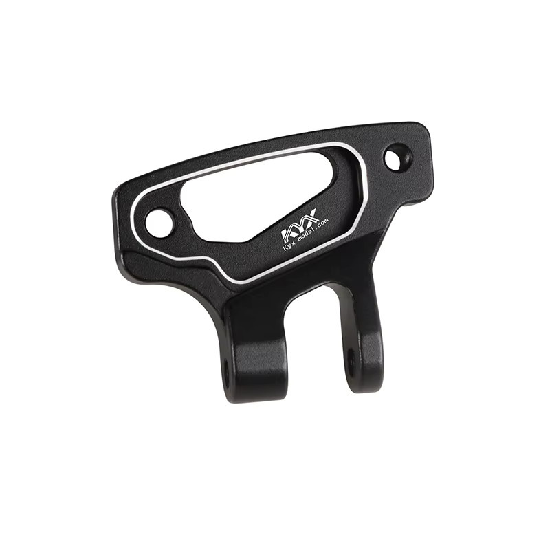 KYX Racing Aluminum Front Axle Panhard Chassis Mount Upgrades, Zubehör, Metall, Schwarz - Bild 2
