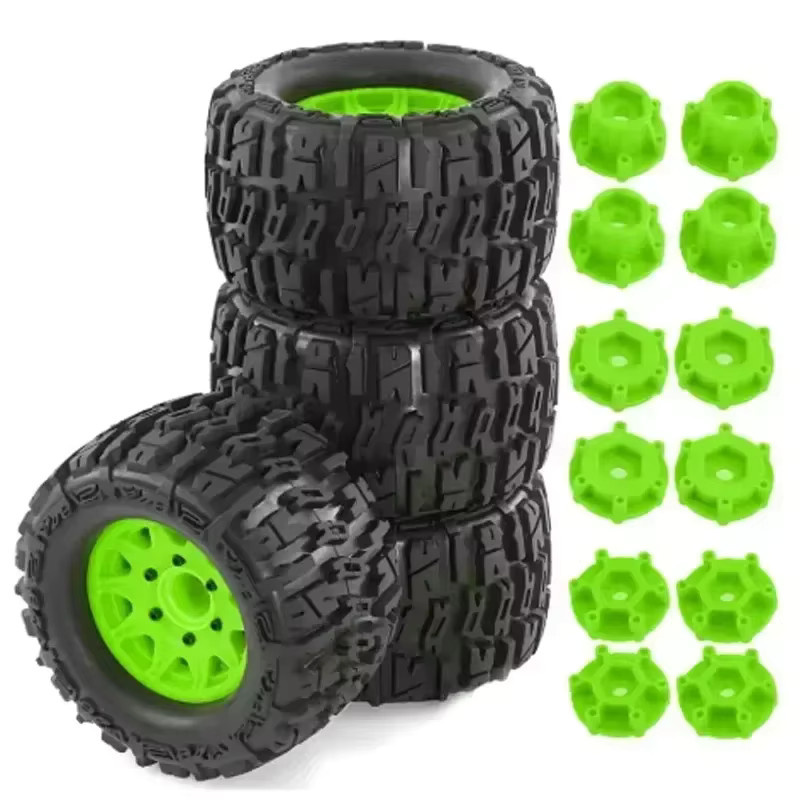 TIMEA RC-Truck-Reifen, 4-teiliges Set, 12mm/14mm Hex - Bild 2