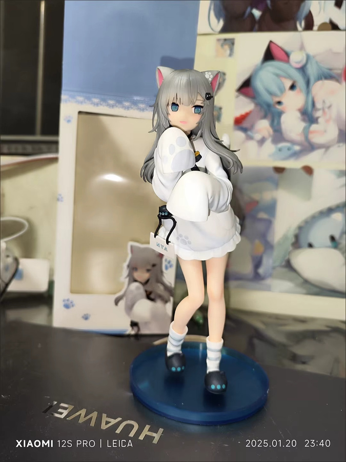 Nachoneko Kanal Hennyano Anime Katze Mädchen, Action Figur, PVC - Bild 3