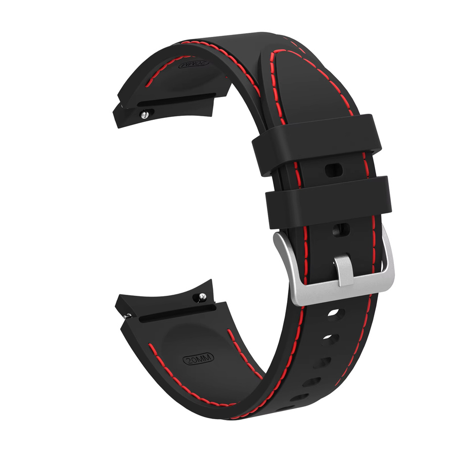 yunfook Uhrenarmband Silikon, Schwarz, Unisex - Bild 2