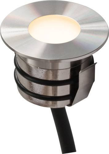 EVN 441520 LED Bodeneinbauleuchte aus Edelstahl in Silber, warmweiß, rund - Bild 1