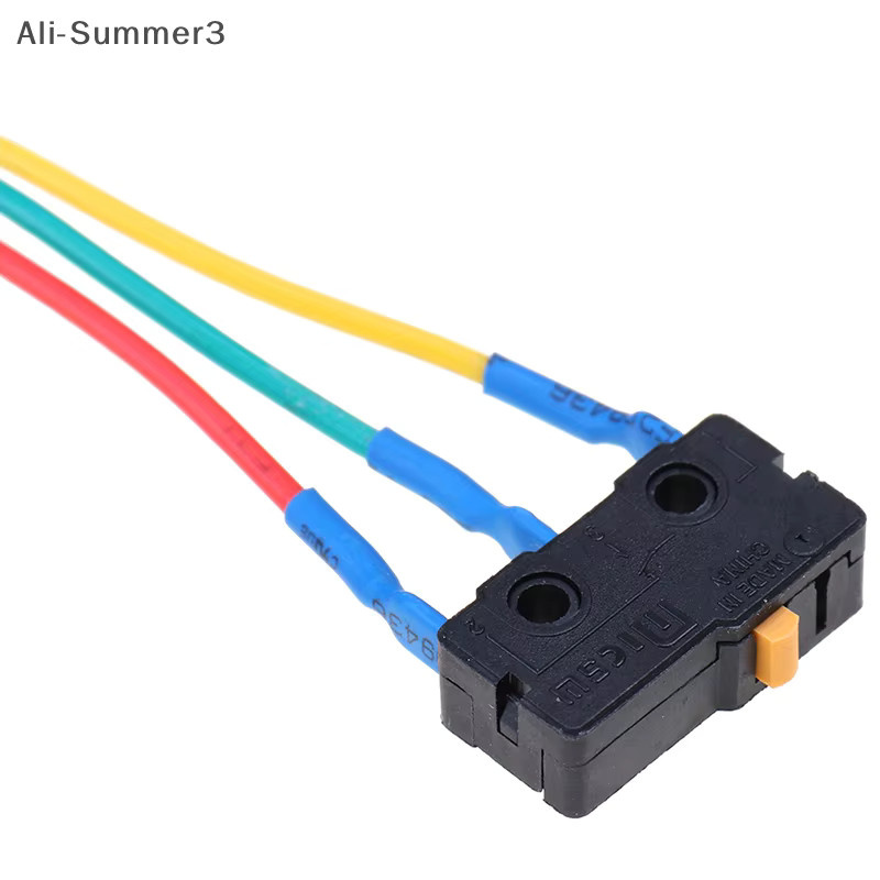 10 Stück YY Mikroschalter aus Metall für Gas-Warmwasserbereiter mit flammhemmendem Material und Drei-Draht-Ein-Aus-Steuerung, B/T/H: 0,6 x 1 x 2 cm - Bild 2