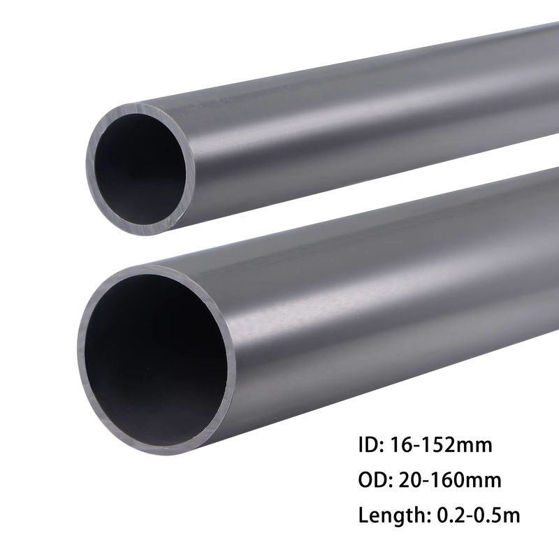 Starres PVC-Rundrohr in Hellgrau mit 16–160 mm Außendurchmesser für Wasserrohre und Gartenbewässerung - Bild 7