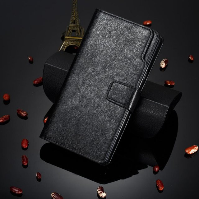 Leder Hülle Flip Wallet Case für Apple iPhone in verschiedenen Farben - Bild 1