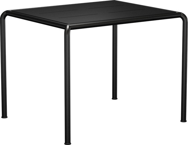 HOUE Avanti Gartentisch und Esstisch aus Metall in Schwarz, B/T: 83 x 98 cm - Bild 1