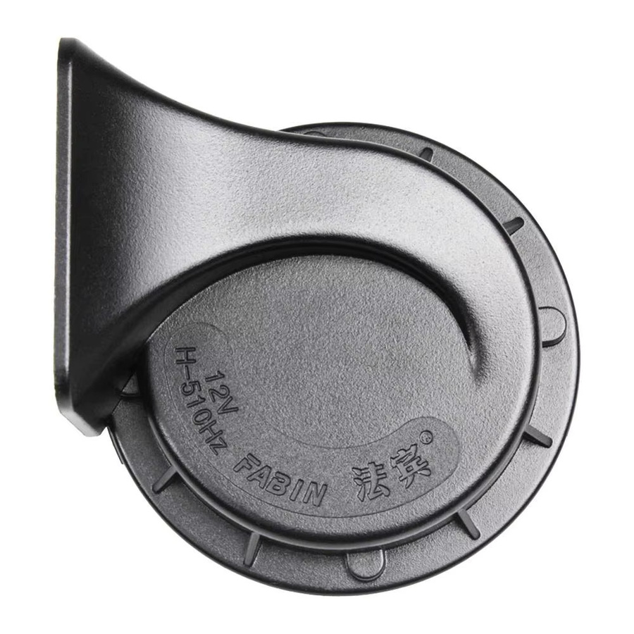 FARBIN Autohupe elektrische Schneckenhupe in Schwarz, laute 12V Hi-Tone und Low-Tone, wasserdicht, universell für UTV, ATV, Motorrad und Golfwagen - Bild 3
