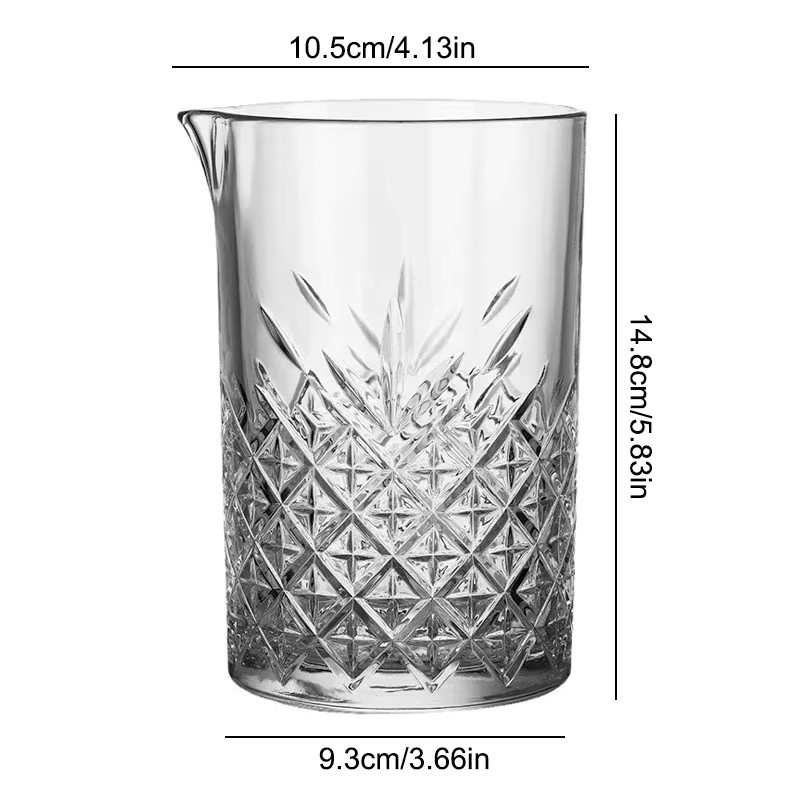 JUSTINLAU Whisky-Glasbecher Tumbler aus Glas, transparent, 700 ml - Bild 6