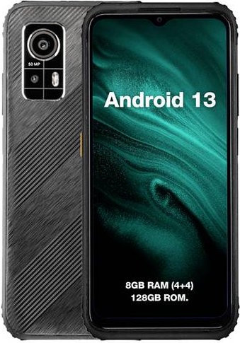 AGM Smartphone Schwarz Grau mit 128GB Speicher und 6,52 Zoll Display Android NFC - Bild 1