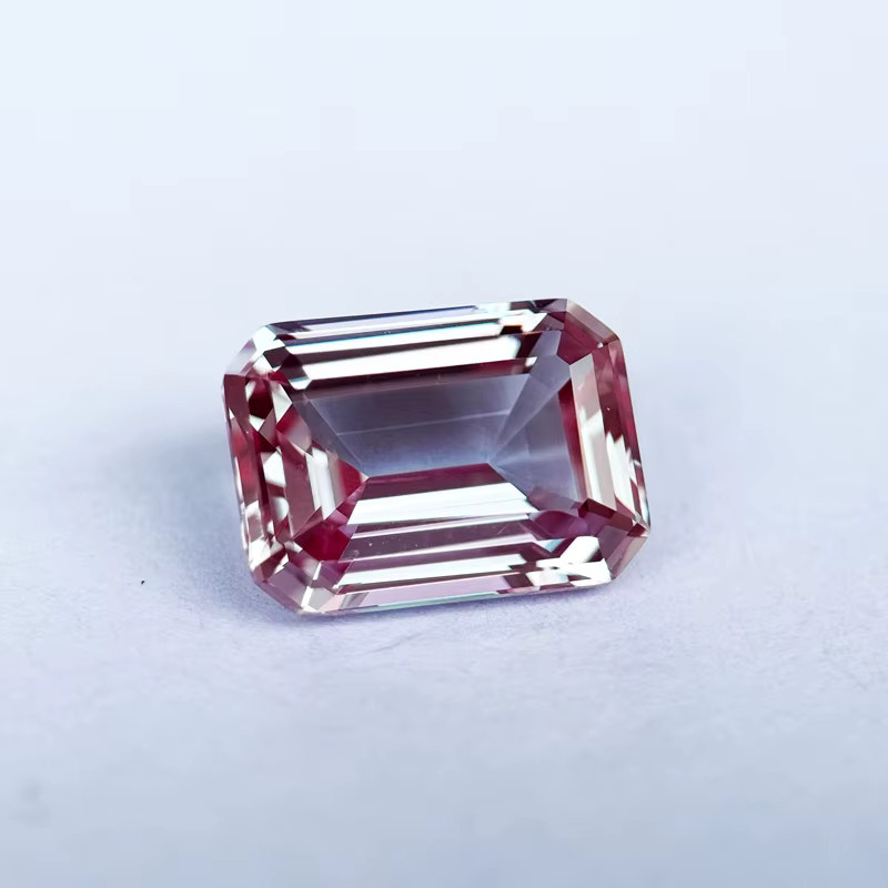CHAOPAIZHIWU Ring, Smaragdform, Lab Grown Alexandrite, Farbwechselstein - Bild 2