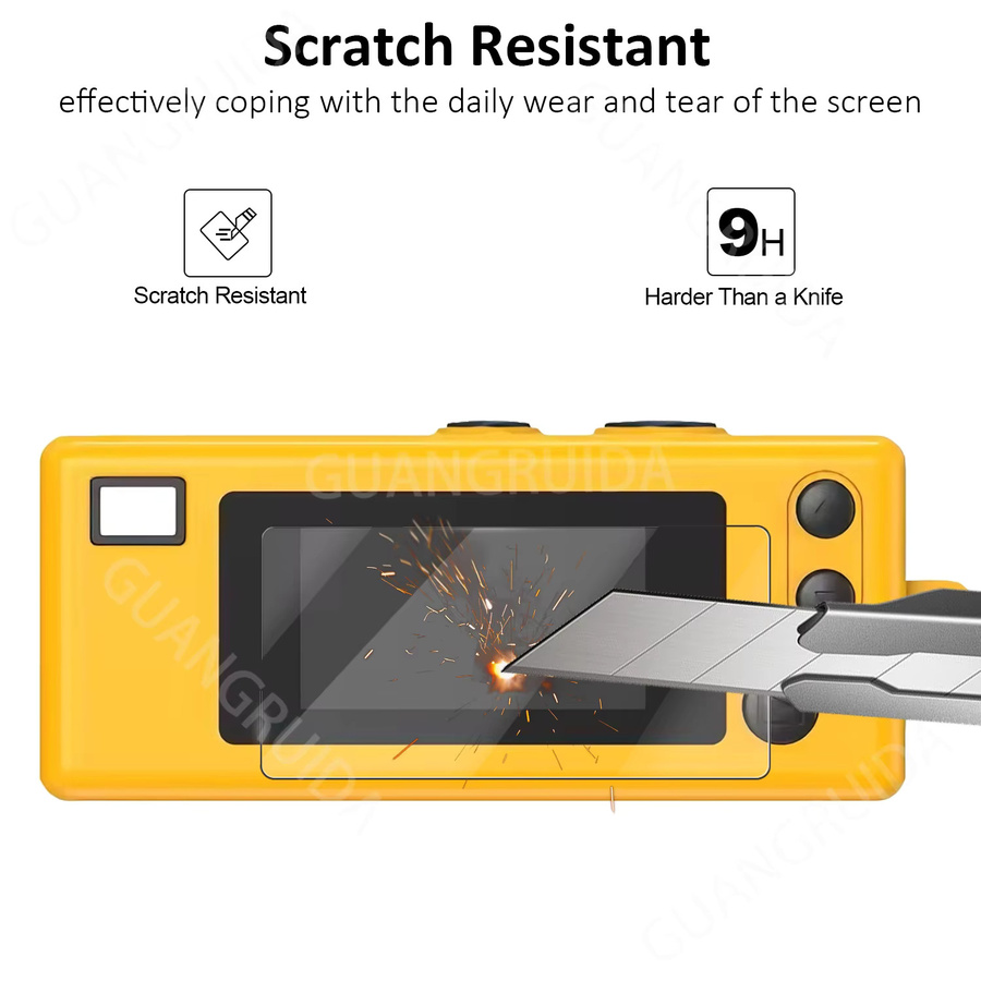 2er-Set Kodak Pixpro Displayschutz aus gehärtetem Glas, transparent, für 8K Ultra HD Qualität - Bild 2