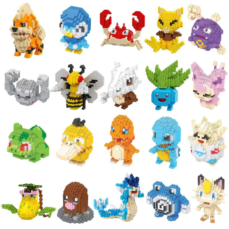 Keeppley Pokémon Micro Bausteine, Figuren Spielzeug, ab 14 Jahren - Bild 1