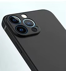 Stoßfeste Silikon-Handyhülle für Apple iPhone 11 bis iPhone 16 Pro Max in Schwarz - Bild 2