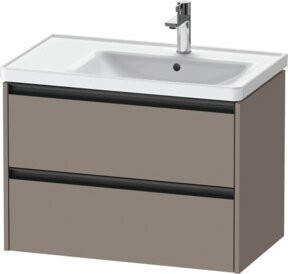 Duravit Waschtischunterschrank Ketho.2 in Basalt matt, B/T/H: 78,4 x 45,5 x 54,9 cm - Bild 1
