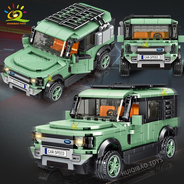 HUIQIBAO Geländewagen-Bausatz, DIY-Rennwagen, Lernspielzeug - Bild 1