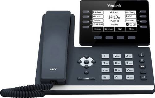 Yealink SIP-T53W VoIP-Telefon mit Bluetooth, Wi-Fi und Hands-free Funktion in Grau - Bild 2