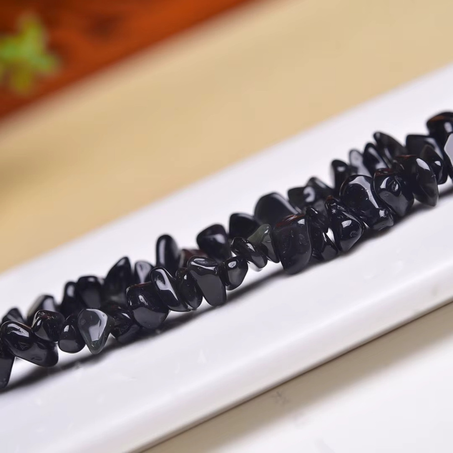 Armband Obsidian, Schwarz, Unisex - Bild 2