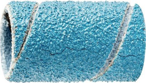 PFERD Zirkon Schleifhülse GSB Körnung 80 für hohen Abtrag auf Stahl, Durchmesser: 13 mm, Höhe: 25 mm, 100 Stück - Bild 1