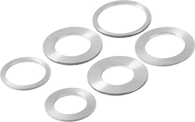LUX-TOOLS Reduzierring-Set Groß, 6-teilig, Silber, Stahl - Bild 1