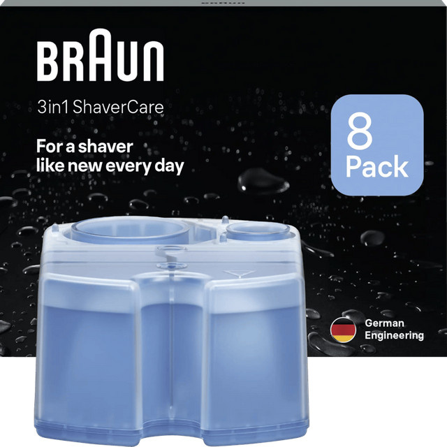 Braun Clean & Renew Ersatzkartuschen CCR in Blau, 8 Stück - Bild 1