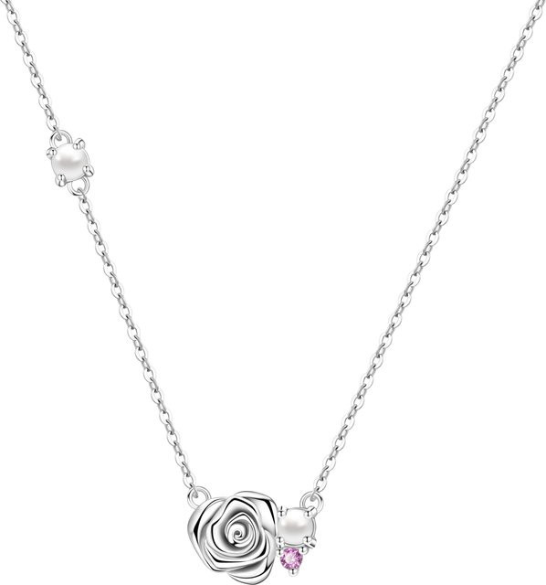 PANPOKI Halskettenanhänger 925 Silber, Perle, Damen - Bild 1
