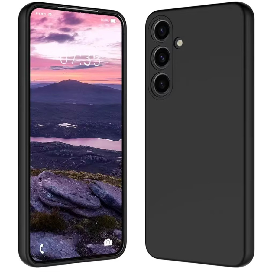 Silikon Handyhülle für Samsung Galaxy S26 S25 S24 S23 FE Plus Ultra A57 A37 A56 A55 A54 A35 A16 in Schwarz und Blau - Bild 4