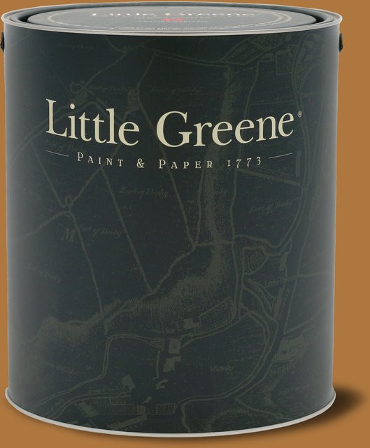 Little Greene Intelligent Floor Paint Middle Buff 122, wasserbasierte Bodenfarbe für Holz in Beige/Gelb, satinmatt, 1 l - Bild 1