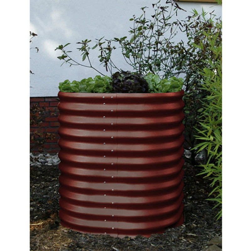 VITAVIA Hochbeet Terra Rund 858 in Grün, B/H/T: 82,1 x 85,8 x 82,1 cm, aus Zincalume - Bild 2