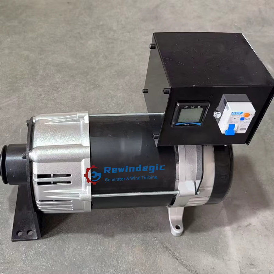 Rewindagic Einphasengenerator Permanentmagnetgenerator mit 220V Antriebsmotor und variabler Frequenz (20KW/50KW/80KW) - Bild 4