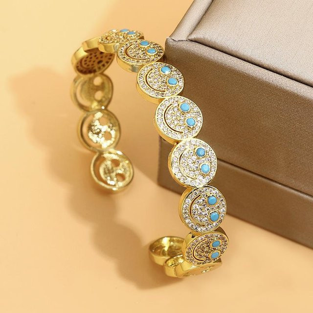 Lucky Star Jewelry Armband, Kupfer, Gold, Zirkonia, Unisex - Bild 1