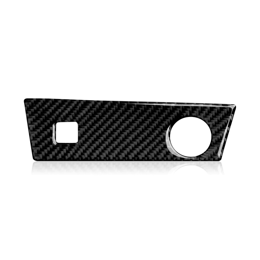 Hengyueshang Carbon Faser Aufkleber für die Auto Mittelkonsole passend für Audi A4 S4 RS4 A5 S5 RS5 (2016-2026) in Schwarz - Bild 2