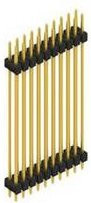 Fischer Elektronik Stiftleiste Standard Schwarz 10 Stück - Bild 1