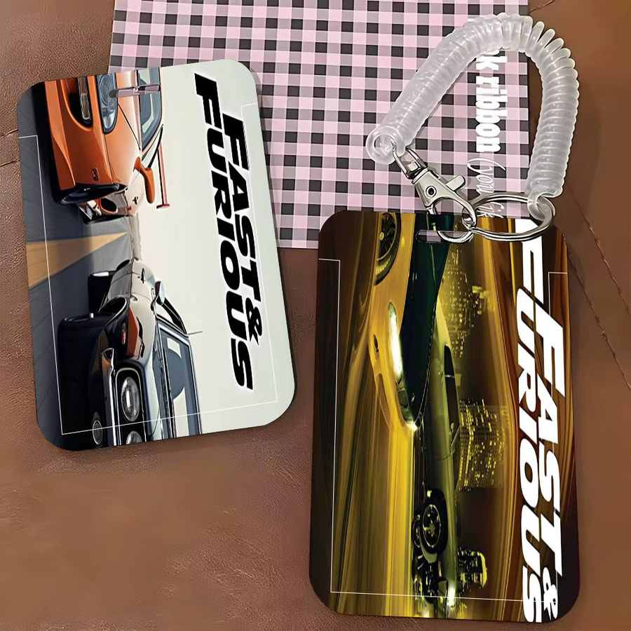 Mesuca Fast And Furious Vintage Ausweishülle aus Kunststoff für Schulkarten, Zugangskarten und Buskarten - Bild 1