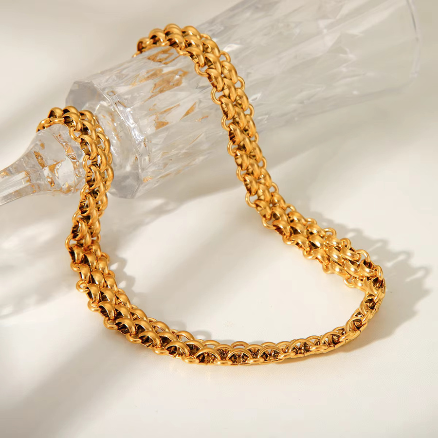 LUXUKISSKIDS Halskette, 18K vergoldet, 13mm, Damen, Mädchen - Bild 2