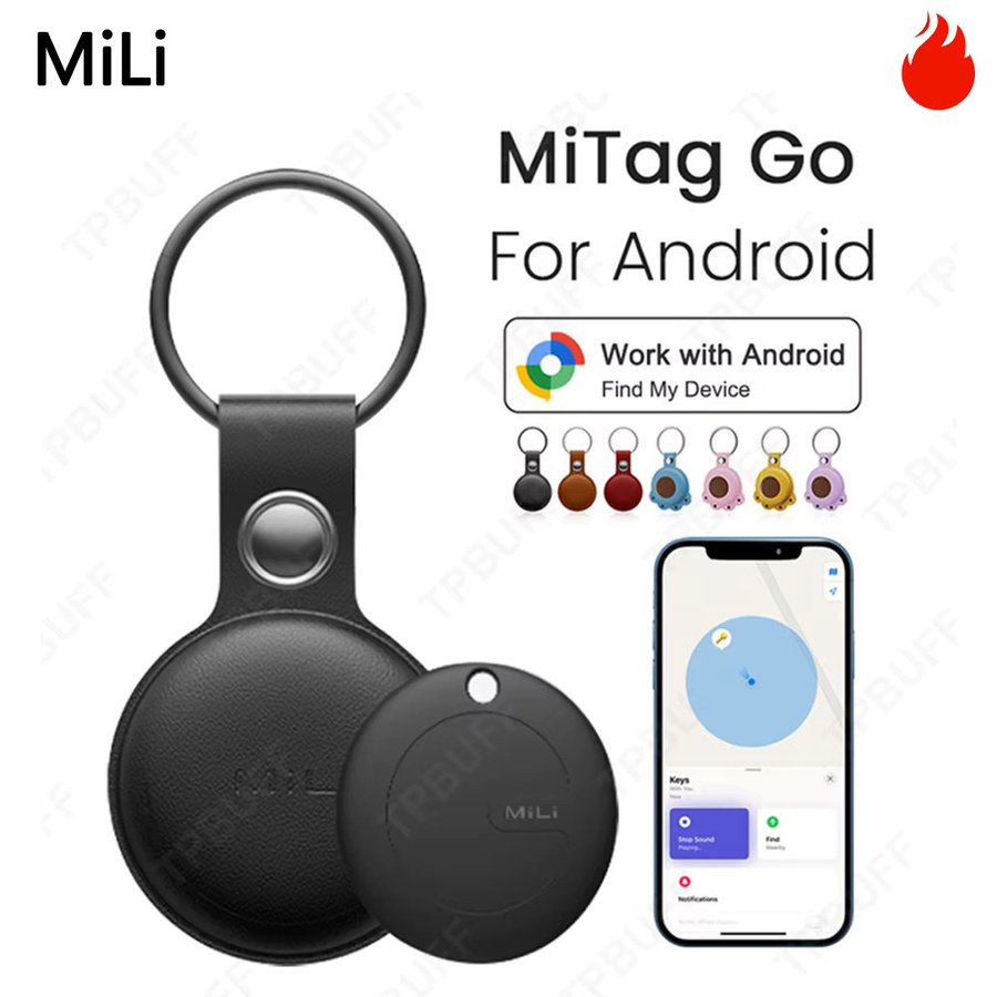 MiLi Mitag Go GPS-Tracker Schwarz, Android-Finder kompatibel mit Google Find My Device für Schlüssel und Geldbörsen - Bild 2