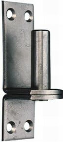 POLLMANN Wandhaken D,16mm mit Platte zum Aufschrauben aus Edelstahl V2A in Silber - Bild 1