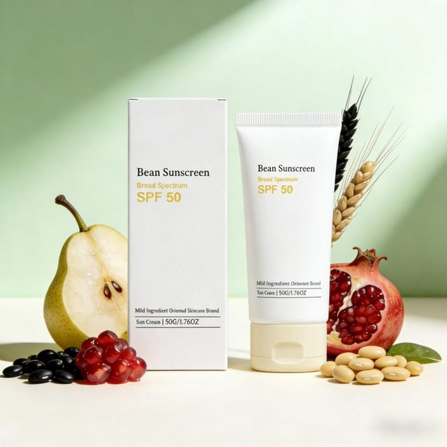 Bean Sonnenschutzcreme Gesicht, LSF 50, Panthenol, 50g - Bild 1