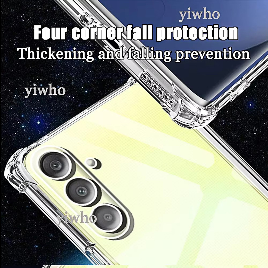 Transparente Handyhülle für Samsung Galaxy A55 A06 A16 A26 A36 A56 A25 A35 A15 A54 A34 A14 5G A24 4G A05S A04S A73 A53 - Bild 2