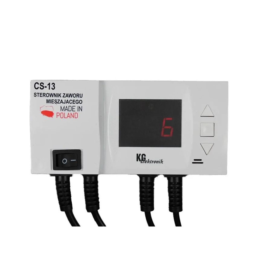 KG Elektronik CS13 Rücklauftemperaturanhebung mit Mischventilsteuerung in Weiß - Bild 2
