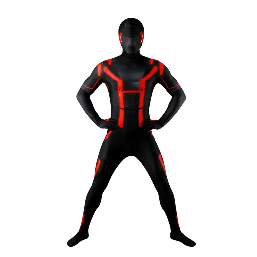 Novedan Tron Ares Cosplay Superhelden-Kostüm, Jumpsuit Bodysuit, Set - Bild 2