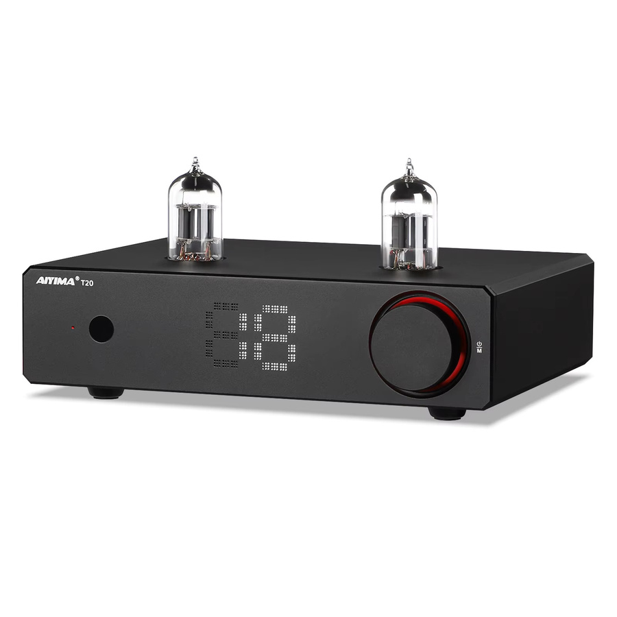 AIYIMA T20 Röhren-Vorverstärker in Schwarz mit DAC, XLR/RCA-Ausgang und 12V Trigger für dein HiFi-System - Bild 8