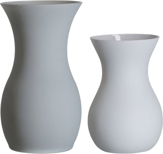 Ritzenhoff & Breker Vasen-Set Annalena 2-tlg. aus Glas in Weiß - Bild 1