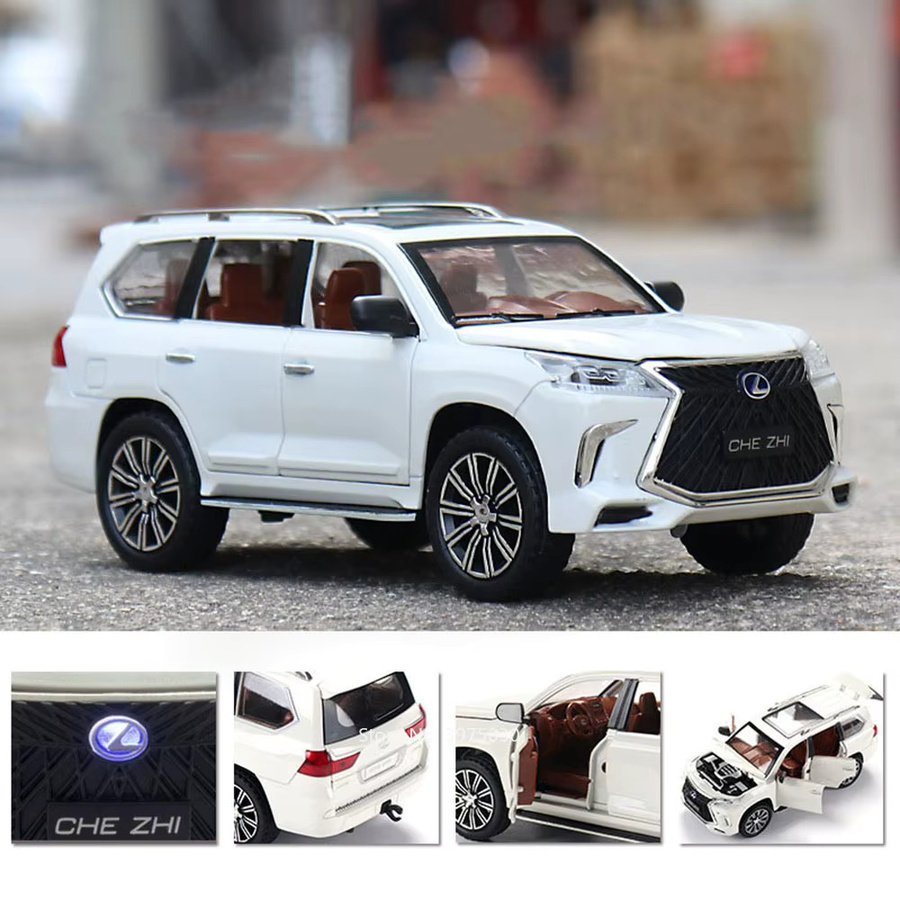 caipo LX570 LX600 SUV, Spielzeug Autos Modelle, 1:24, Metall, Licht und Sound - Bild 4