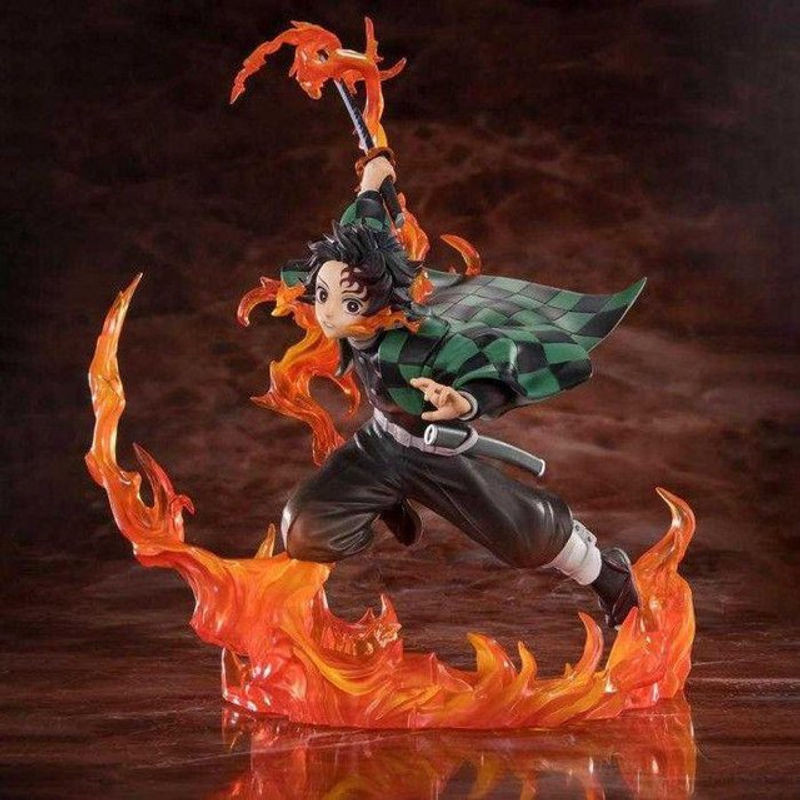 Figuarts ZERO Demon Slayer Tanjiro Kamado Rengokus Schwertknauf-Version Figur in Mehrfarbig - Bild 1