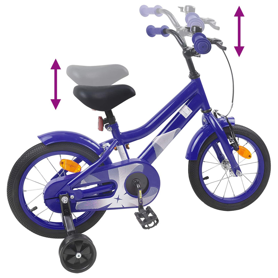 VD Home Furnishing Kinderfahrrad 12 Zoll Dunkelblau - Bild 1