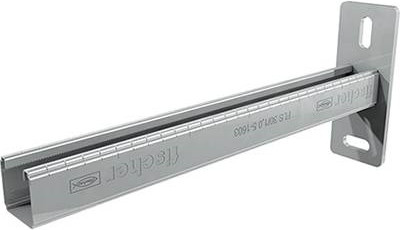 Fischer Auslegerkonsole 450 mm in Silber, 10 Stück - Bild 1