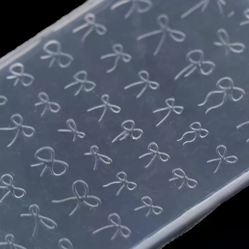 Jiauting Nail Art Silikonform, Bowknot 3D Carving, Nageldesign Vorlage - Bild 4