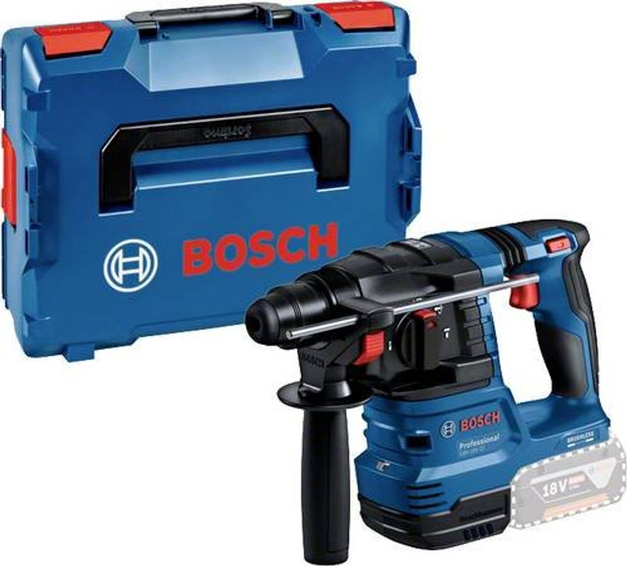 Bosch Professional Akku-Bohrhammer GBH 18V-22 SDS-Plus in Blau/Schwarz - Bild 2