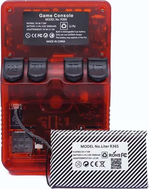 Lipo-Polymer-Akku 3,8 V 3000 mAh für die R36S Open-Source-Konsole und Spielmaschinen - Bild 1