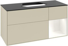 V&B Waschtischunterschrank Finion in Lackoptik, Breite: 120 cm, Tiefe: 50,1 cm, Höhe: 50,1 cm - Bild 1