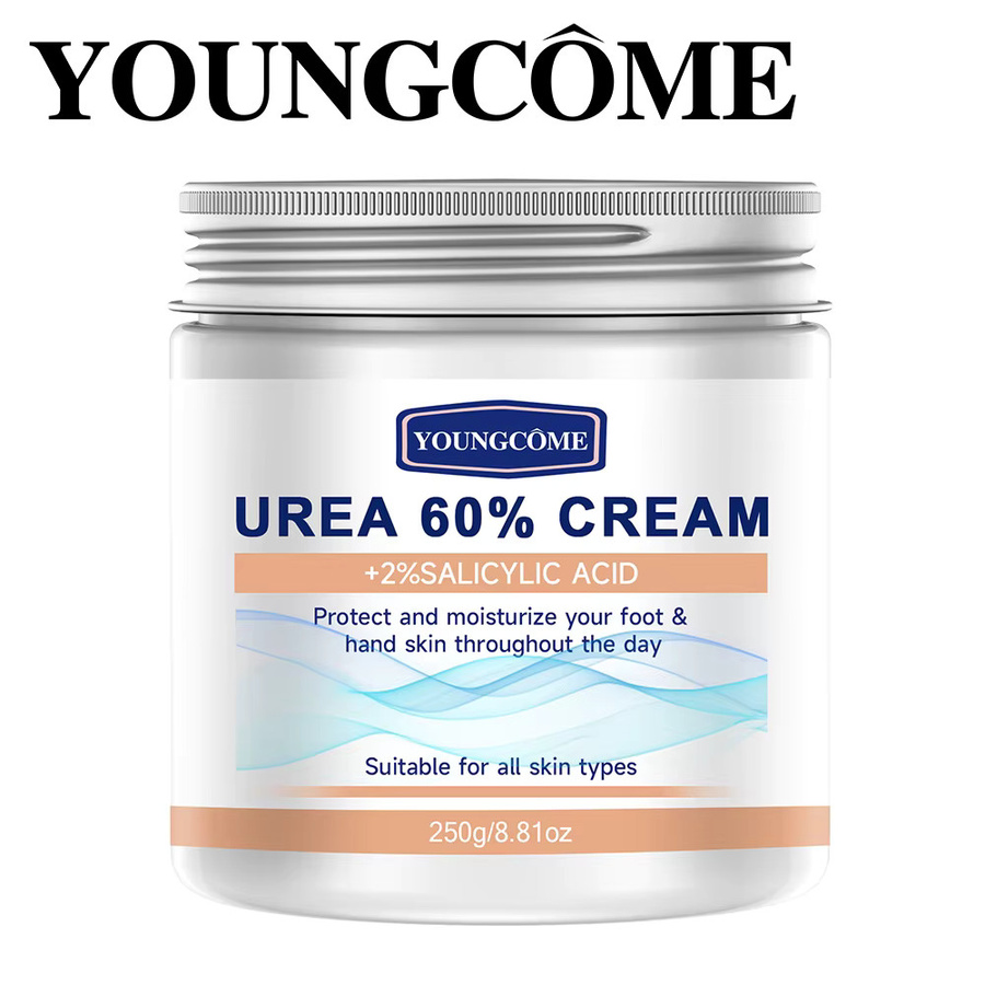 YOUNGCOME Harnstoffcreme mit Salicylsäure, Hand- und Fußcreme, 250 g - Bild 2
